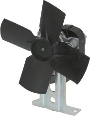 Motor mat Fan COPREL AX 013 NY, Elektromotor mat schwaarzen Ventilatorflilleken an engem metallesche Montagewénkel