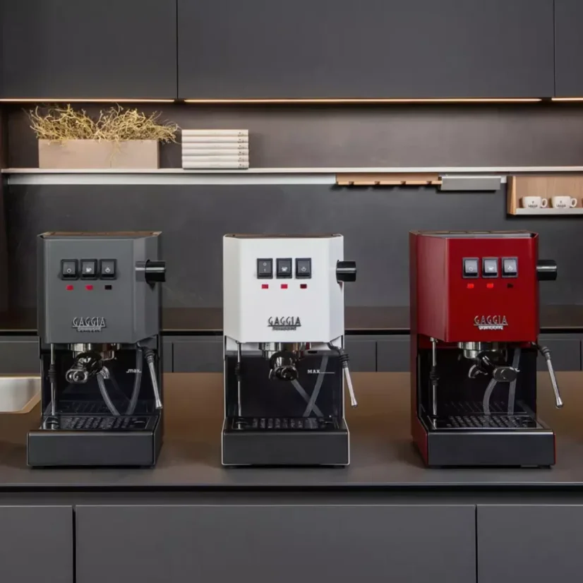 Grey home single-lever coffee machine Gaggia New Classic EVO.