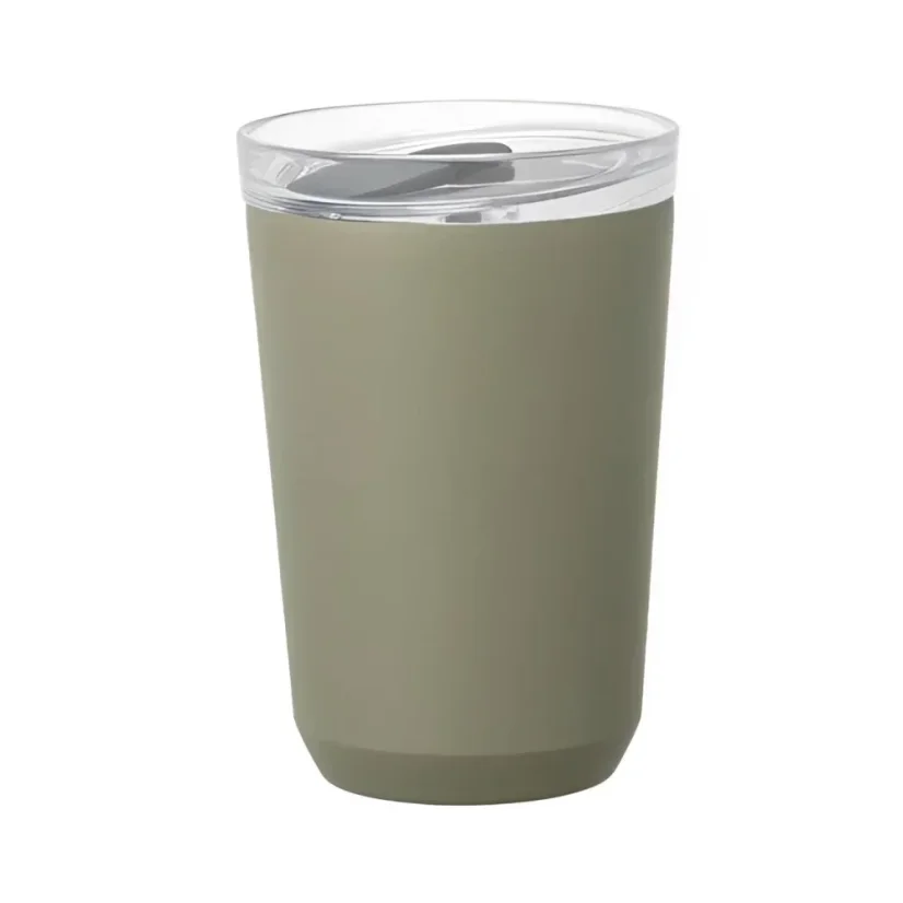 Tasse Isotherme Kinto To Go Tumbler de 360 ml en couleur kaki.