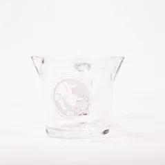 Glasmessbecher für Espressi für Baristas von Rhinowares Double Spout Shot Glass