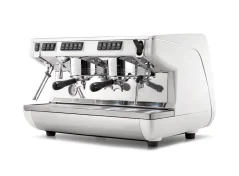 Επαγγελματική μηχανή καφέ με μοχλό Nuova Simonelli Appia Life 2GR V σε λευκό χρώμα και ισχύ 3350 W. Επαγγελματική μηχανή καφέ με μοχλό Nuova Simonelli Appia Life 2GR V σε λευκό χρώμα και ισχύ 3350 W.