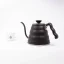 Gooseneck kettle Hario Buono in black with a capacity of 1.2 liters, suitable for use on a gas burner. Gooseneck kettle Hario Buono in black with a capacity of 1.2 liters, suitable for use on a gas burner.