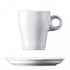 taza Divers blanca para la preparación del cappuccino