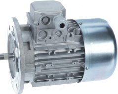 Motor 4P P71 0,18 kW 230/400 V 3/50 Hz, Elektromotor mat rondem Montageflansch, Ausgangswelle an enger Klemmleist uewen