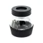 Glass container for the Hario Skerton Pro manual grinder in black color