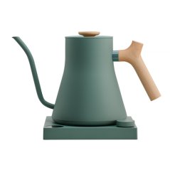 Fellow Stagg EKG Pro hervidor eléctrico - verde mate con mango de arce