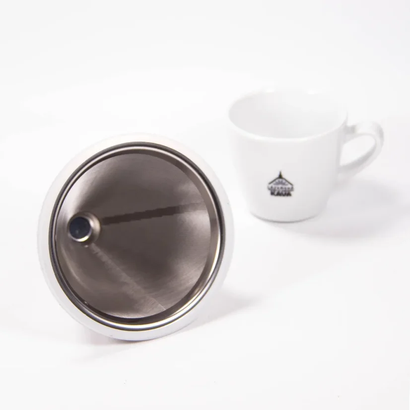Cold brew coffee hopper for use with a home coffee maker from Asobu KB900.