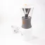 Front view of a white Asobu coffee maker for home cold brew preparation.