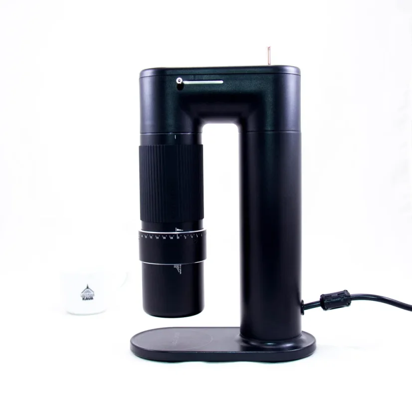 Handkaffeemühle Goat Story Arco 2-in-1 mit 230V Spannung, ideal für das Mahlen von Kaffeebohnen zu Hause.