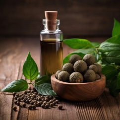 Esenciālais eļļa Zaļais pipars, 100% dabisks, 10 ml ar atsvaidzinošu iedarbību.