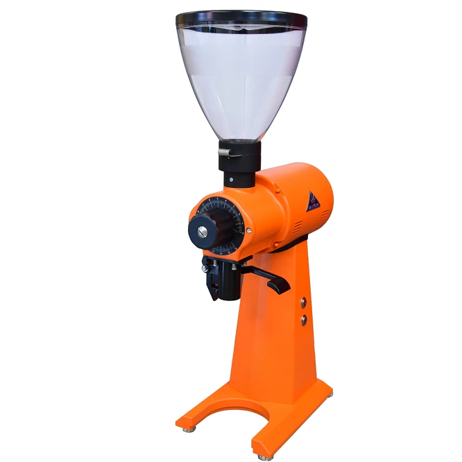 Mahlkönig EK43 oranžový mlynček na alternatívne prípravy kávy.