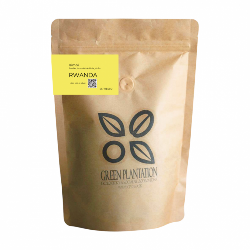 Ruanda Isimbi - Imballaggio: 250 g, Tostatura: Espresso moderno - espresso contenente acidità
