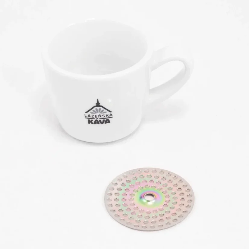 IMS douche en acier inoxydable pour machine à café avec tasse ; Filtres et douche pour machine à café