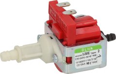 Vibratiounspompel NME 2 16 W 230/240 V 50 Hz, méi kleng ULKA-Pompel mat rouder Kapp a wäissem Schlauchstutz Vibratiounspompel NME 2 16 W 230/240 V 50 Hz, méi kleng ULKA-Pompel mat rouder Kapp a wäissem Schlauchstutz