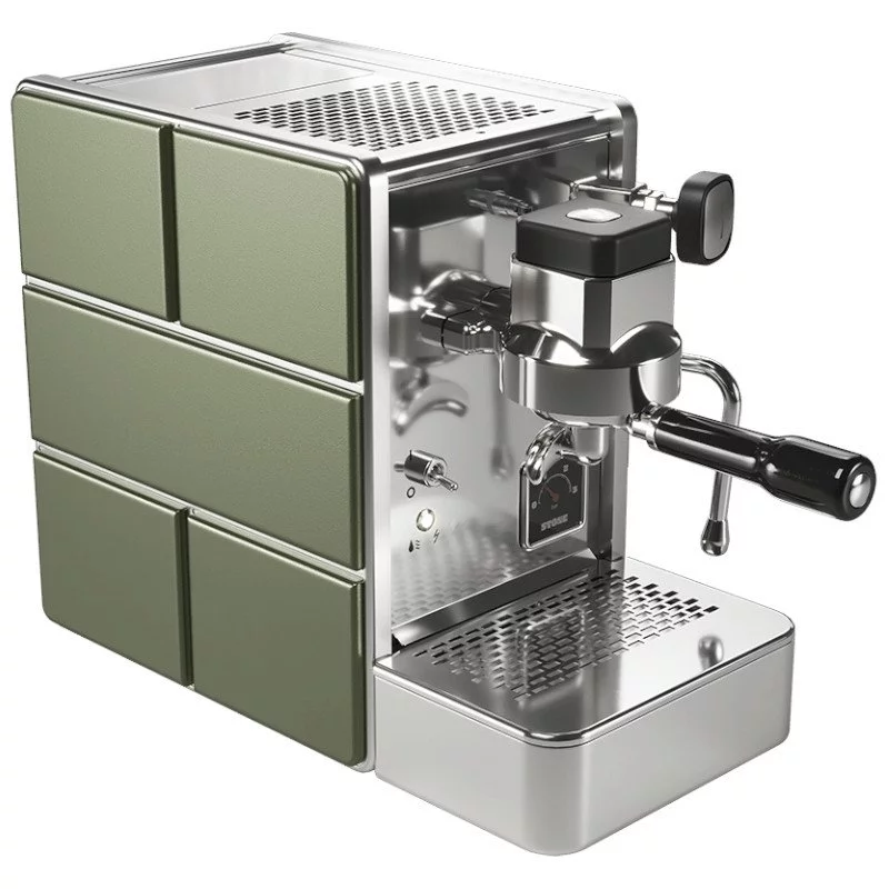 Machine à expresso à levier domestique Stone Espresso Mine Green.