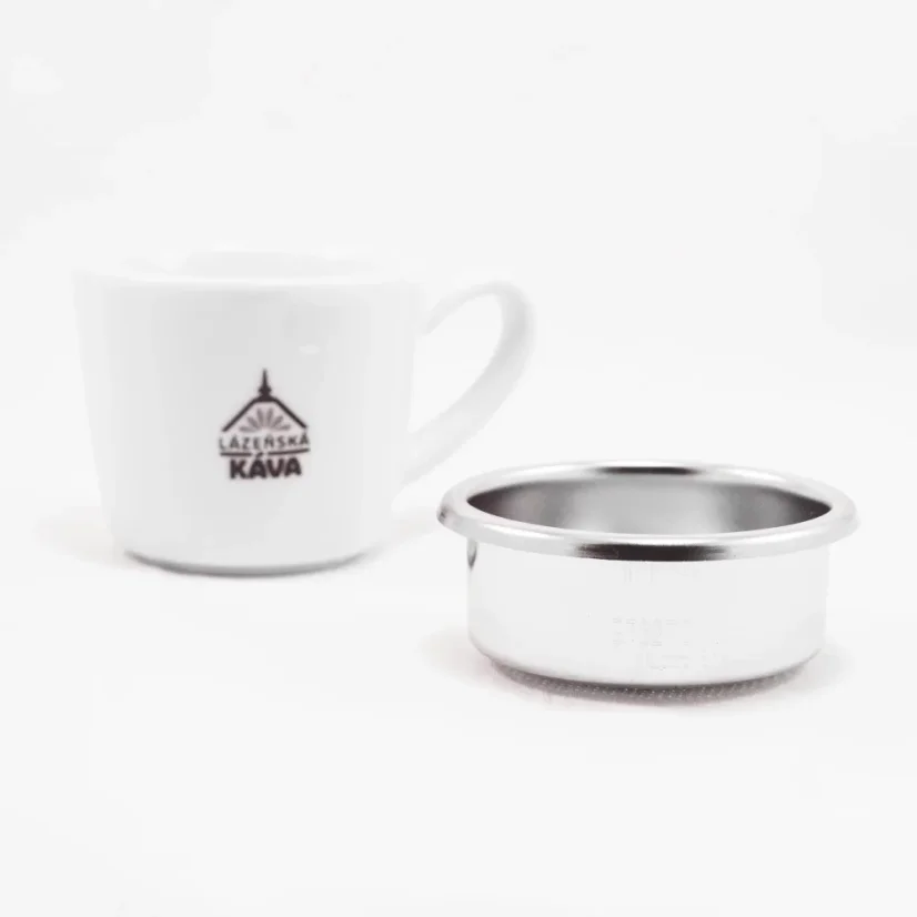 IMS B702TCH28.5E 18-22 g portafilter basket, compatible with Faema coffee machines.