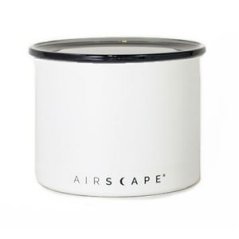 AirScape kávétároló 250g fehér - légmentes rozsdamentes