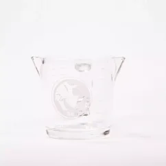Glasmessbecher für Espressi für Baristas von Rhinowares Double Spout Shot Glass