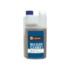 Cafetto Milk Block Cleaner 1, lai atbloķētu aizsērējušās piena ceļus.