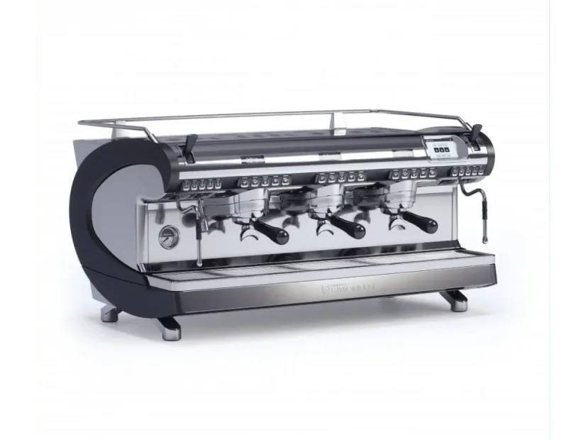 Cafetera exprés negra Nuova Simonelli Aurelia Wave T3.