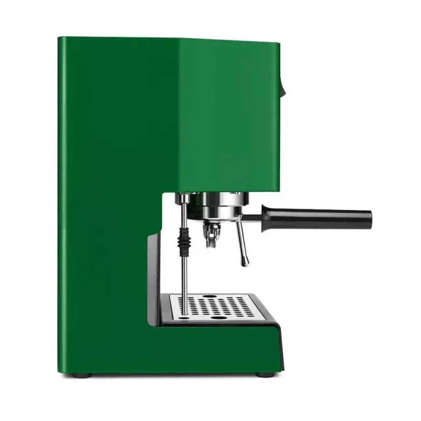 Green home espresso machine Gaggia New Classic EVO.