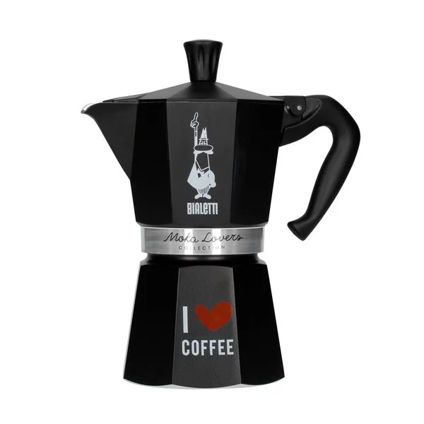 Bialetti Moka Express Love 6 šálků černá