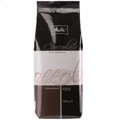 Chocolat chaud Mellita 1 kg dans emballage original sur fond blanc