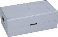 Haaptplat, gro rechteckeg Plastikbox vun der Haaptplack mat zwee Befestegungsschrauwen Haaptplat, gro rechteckeg Plastikbox vun der Haaptplack mat zwee Befestegungsschrauwen