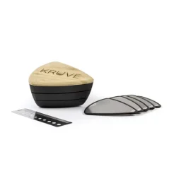 Black Kruve Sifter Base Black precision sieve set.