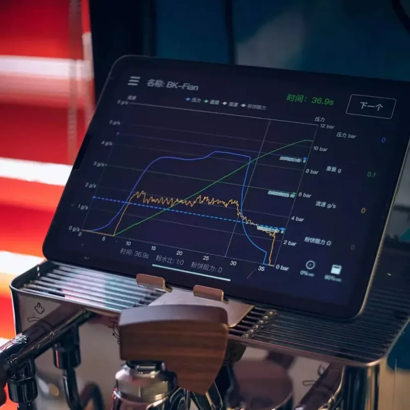BooKoo Espresso Monitor Pressure Sensor est un manomètre de haute qualité qui mesure précisément la pression lors de la préparation de l'espresso.