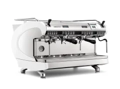 Máquina de café profesional de palanca Nuova Simonelli Aurelia Wave T3 2GR en color blanco con función de temporizador para la temporización perfecta de su café.