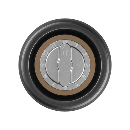 AeroPress Manual Grinder gris - moulin à café manuel avec revêtement en titane