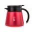 Hario Insulated Server V60-02 stainless steel 600 ml red