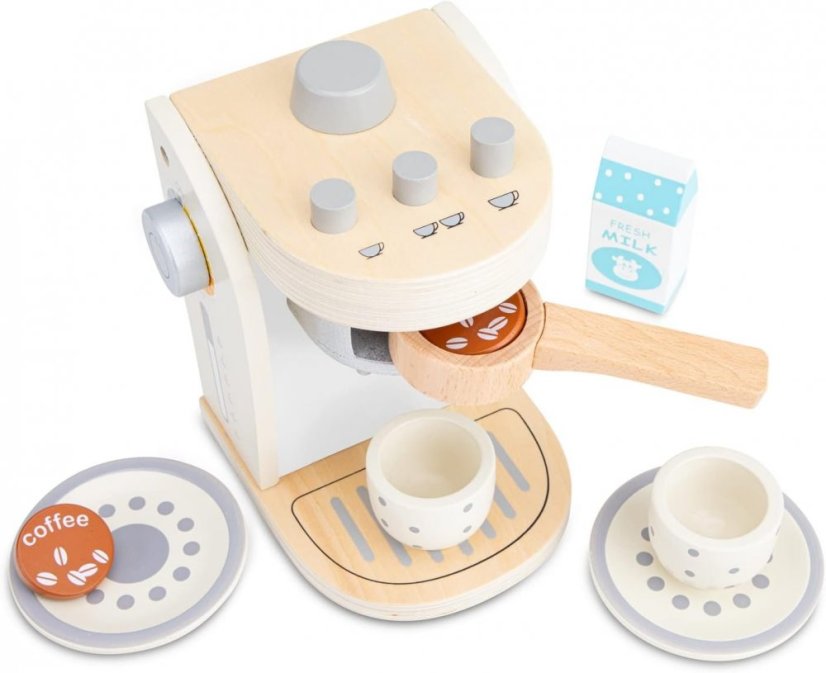 New Classic Toys - Children's coffee machine white