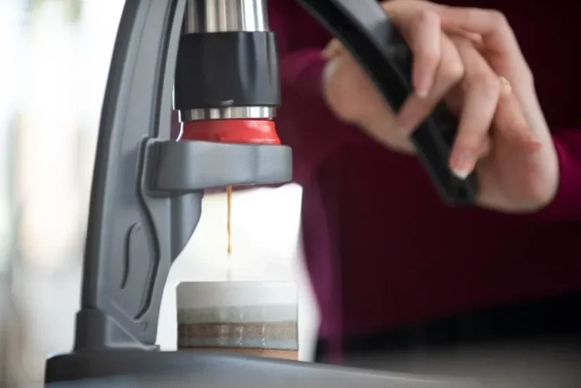 Making coffee using your own strength