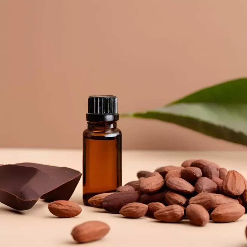 L'huile de support BIO Cacao est 100% naturelle et a un effet relaxant.