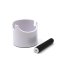 Mini papelera de café Rhino jarra de café blanca