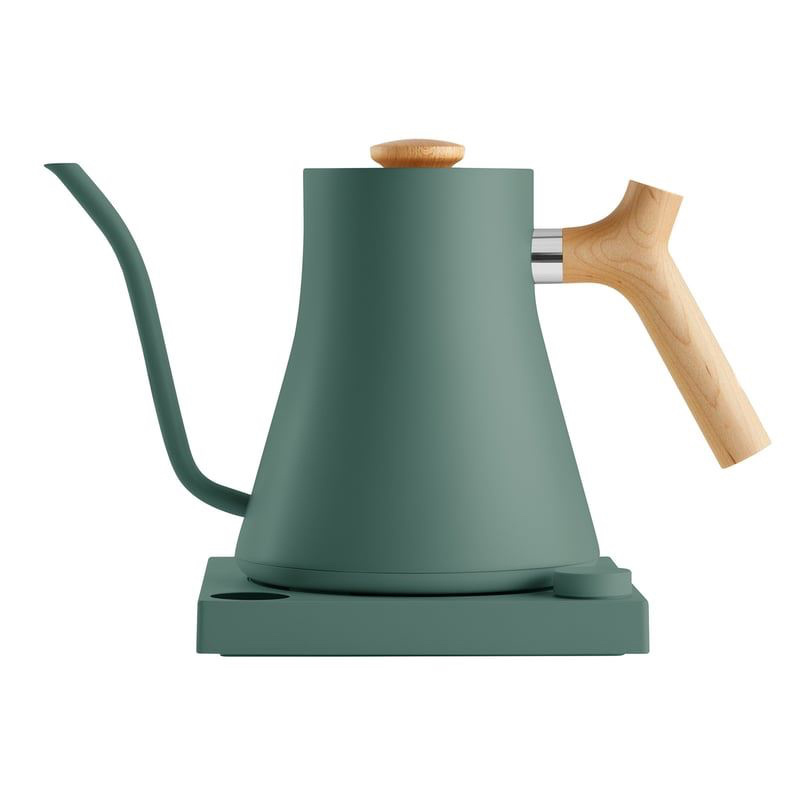 Fellow Stagg EKG green wood kettle