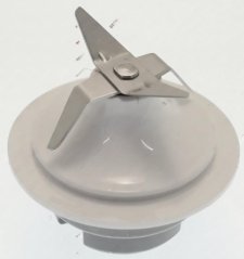 Messeenheet mat enger groer Plastikbasis an engem Inox-Kräizmesser uewen. Messeenheet mat enger groer Plastikbasis an engem Inox-Kräizmesser uewen.