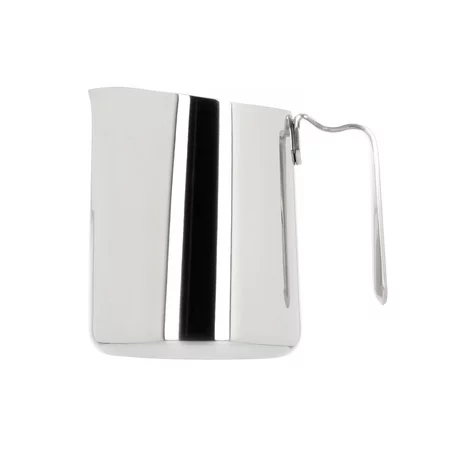 Cruche à lait Fellow Eddy de 350 ml en couleur argent élégante, idéale pour les amateurs de café.