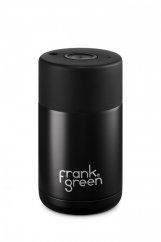 Frank Green Keramický čierny termohrnček 295 ml Vlastnosti : 100% uzatvárateľný