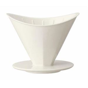 Dripper céramique blanc Kinto OCT 4 tasses - porcelaine japonaise