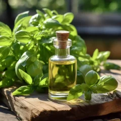 Esencialöl Basilikum, 10 ml, 100% natürlich mit erfrischender Wirkung. Esencialöl Basilikum, 10 ml, 100% natürlich mit erfrischender Wirkung.