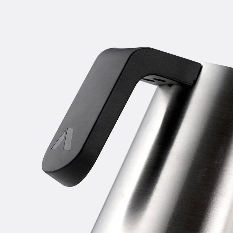 Silver Subminimal Flowtip milk jug, detail on the jug handle
