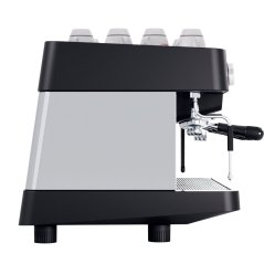 Profesionálny trojgroupový kávovar Nuova Simonelli Aurelia Semi-automatic XT 3GR v čiernej farbe. Profesionálny trojgroupový kávovar Nuova Simonelli Aurelia Semi-automatic XT 3GR v čiernej farbe.