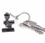 Black coffee grinder - mini keychain.