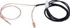 Thermocouple mat enger dënner Kupferkapillar, engem Messinggewënn an engem Steckverbinder um Enn vum Kabel