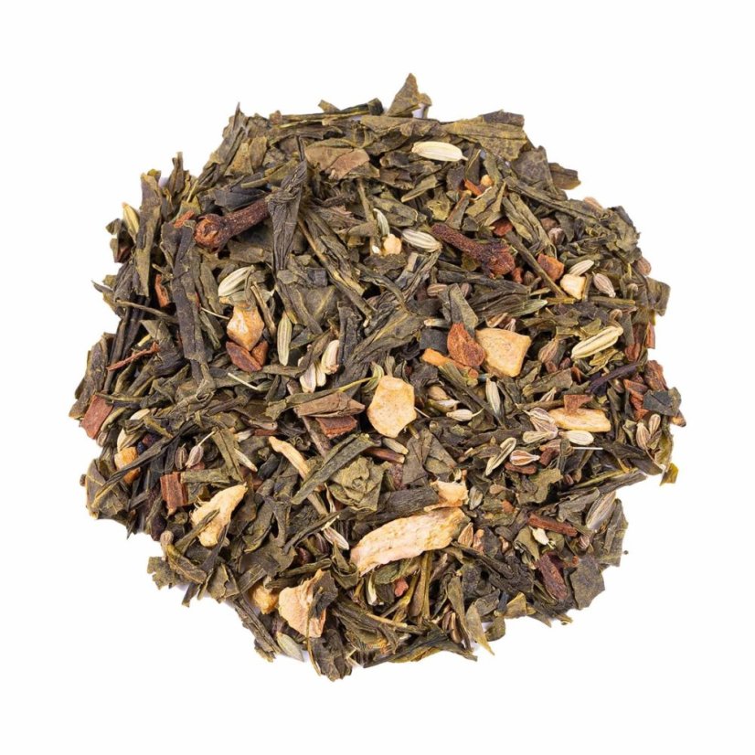 Čaj Chai Sencha Blend, bio organický, sypaný