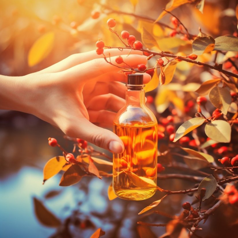 Bottle of Ashwagandha essential oil by Pestik, 10 ml size, made from 100% natural ingredients.