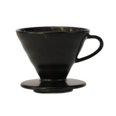 Dripper en céramique noir V60-02 ; Dripper en céramique noir V60-02 ;